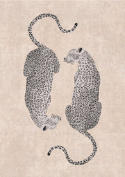 Venüs Leopar Desenli Yıkanabilir Özel Ölçü Halı - ürün görseli