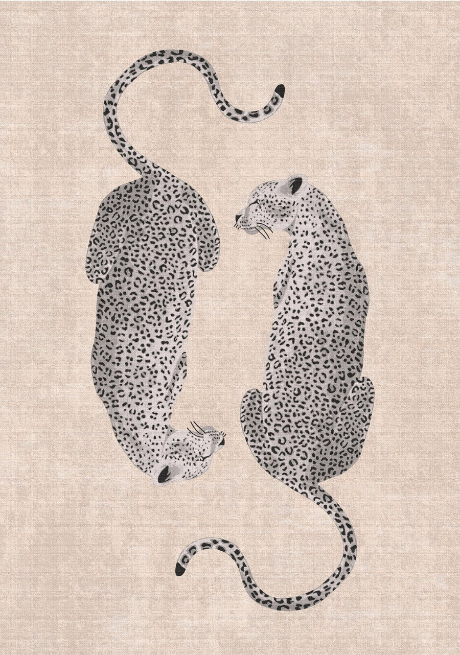Venüs Leopar Desenli Yıkanabilir Özel Ölçü Halı - ürün görseli