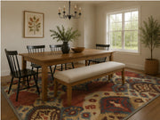 Sedona Boho Kilim Desenli Renkli Yıkanabilir Özel Ölçü Halı - ürün görseli