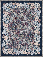 Portland Zeytin Yeşili Geometrik Kilim Desenli Boho Yıkanabilir Özel Ölçü Halı - ürün görseli
