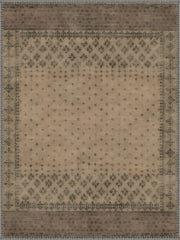 Santa Fe Bej Vintage Desenli Boho Yıkanabilir Özel Ölçü Halı - ürün görseli