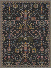 Taos Etnik Boho Desenli Yıkanabilir Özel Ölçü Halı - ürün görseli
