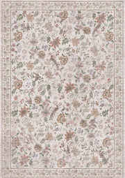 Rochester Çiçekli Vintage Desenli Yıkanabilir Özel Ölçü Halı - ürün görseli